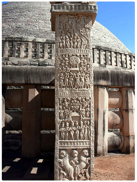 West Gateway, Stupa 1. south pillar