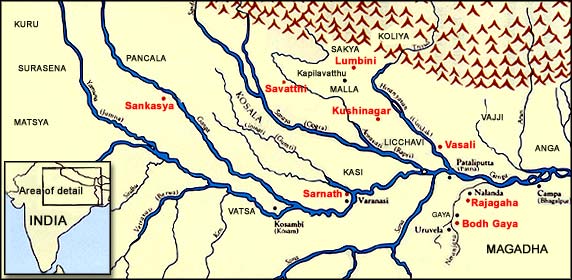 Map of Land of the Buddha